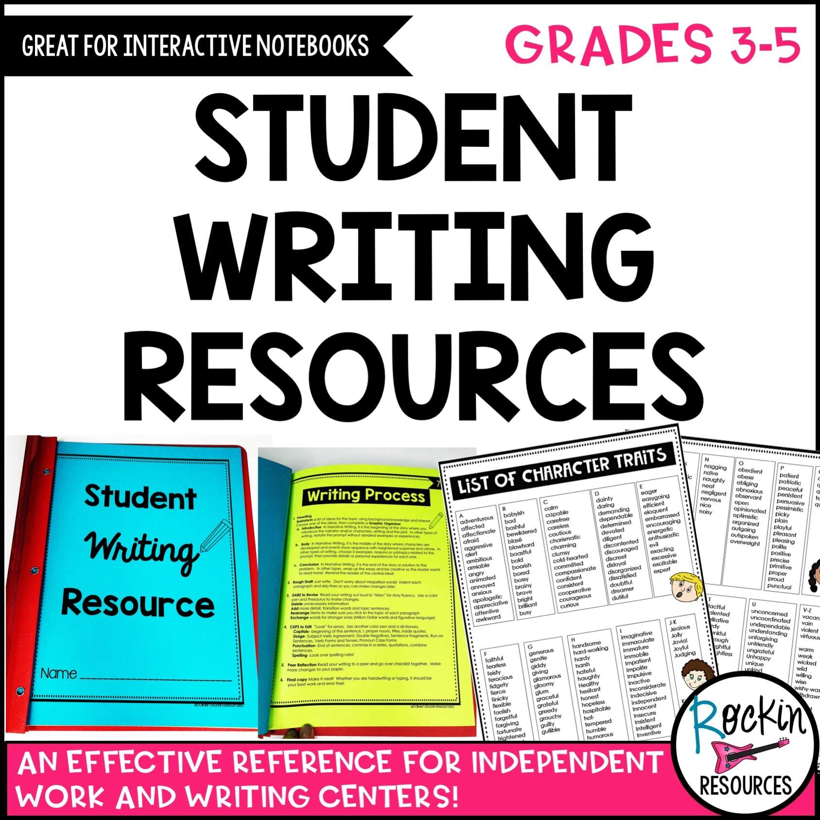 Student Writing Resources - Rockin Resources