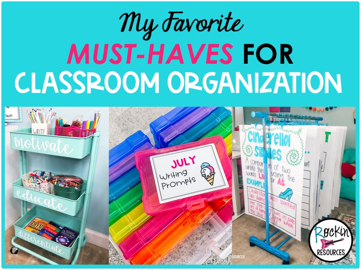 Classroom Storage: Bins, Baskets, Caddies, & More