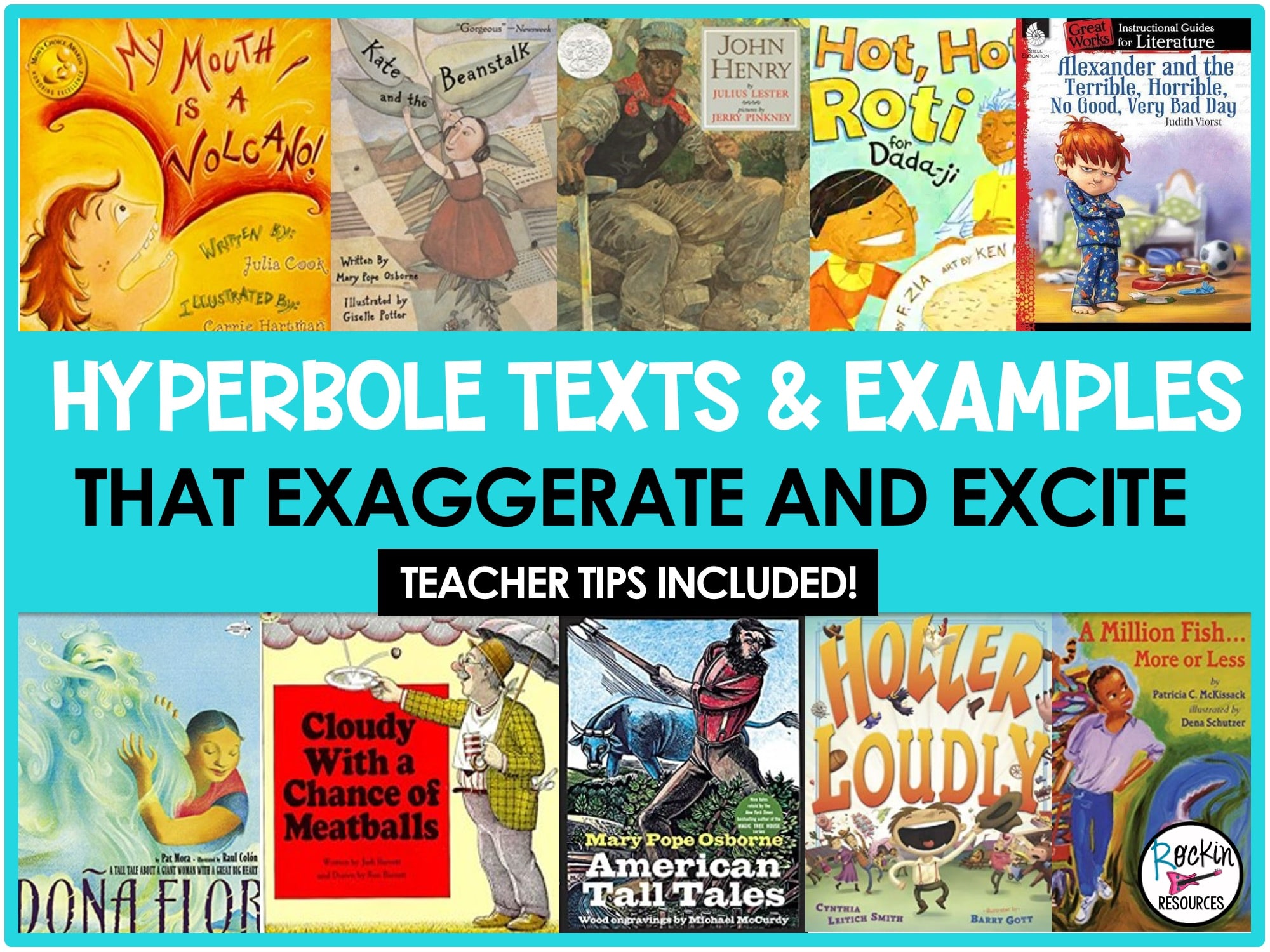 Hyperbole Texts With Examples That Exaggerate And Excite Rockin Resources